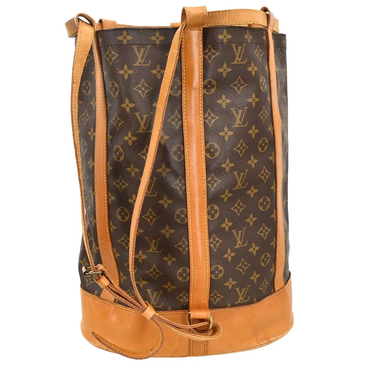 Louis Vuitton Randonnee Monogram Canvas, Brown, Canvas, Shoulder Bag