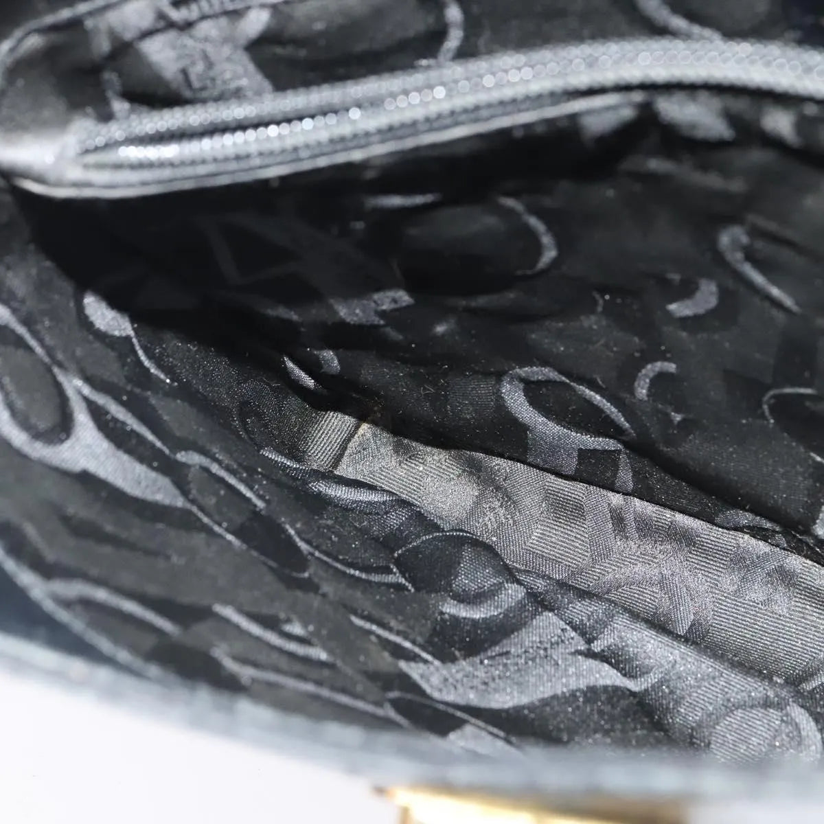 Salvatore Ferragamo Gancio Flap Hobo Leather, Black, Leather, Shoulder Bag