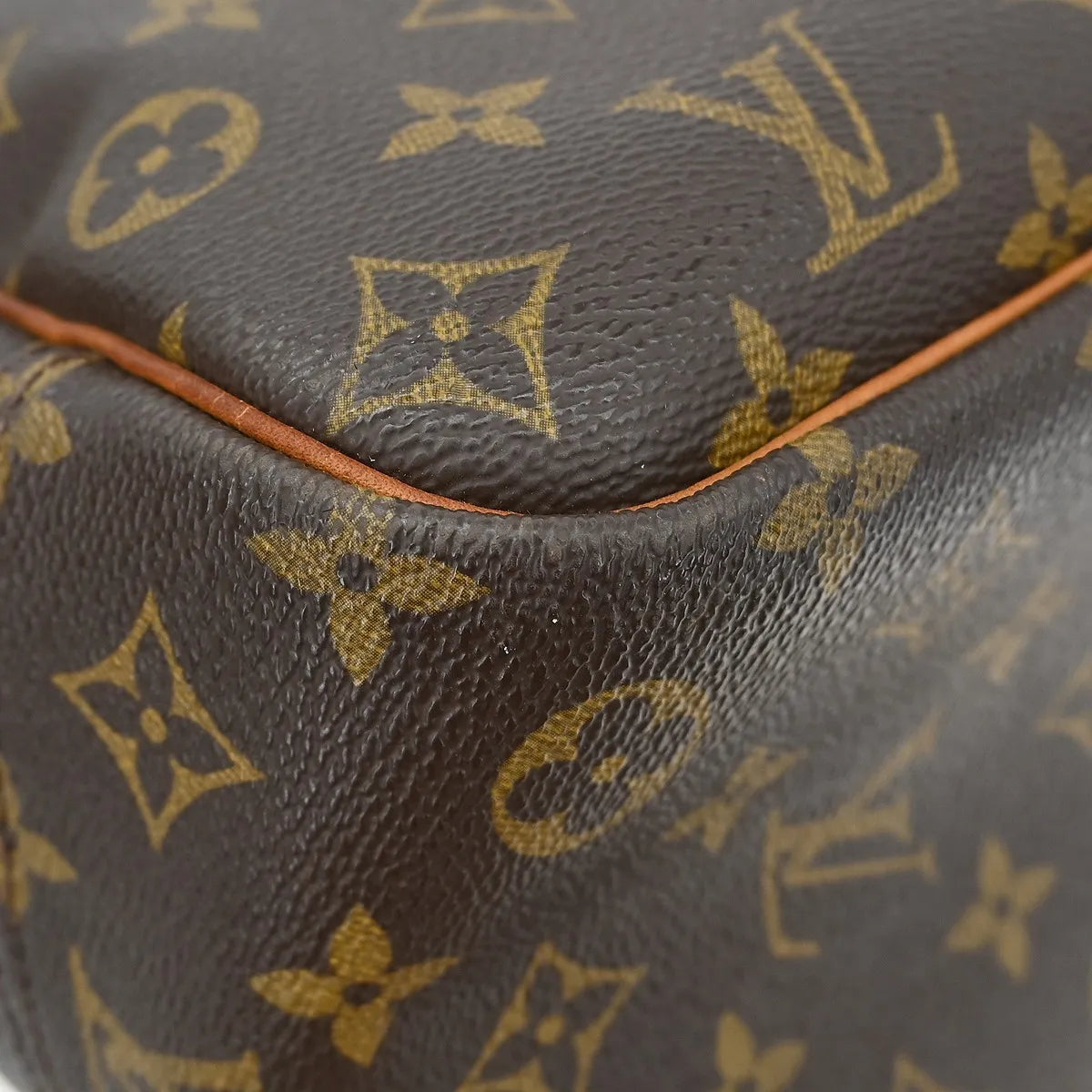 Louis Vuitton Deauville Monogram Canvas, Brown, Canvas, Handbag