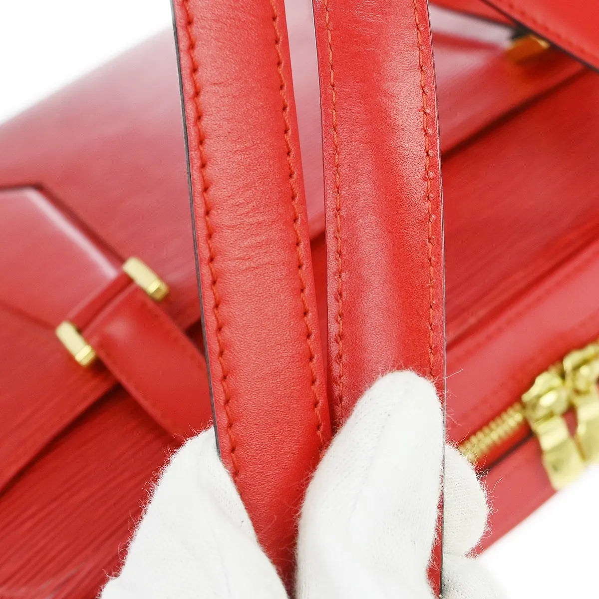 Louis Vuitton Voltaire Epi leather, Red, Leather, Shoulder Bag