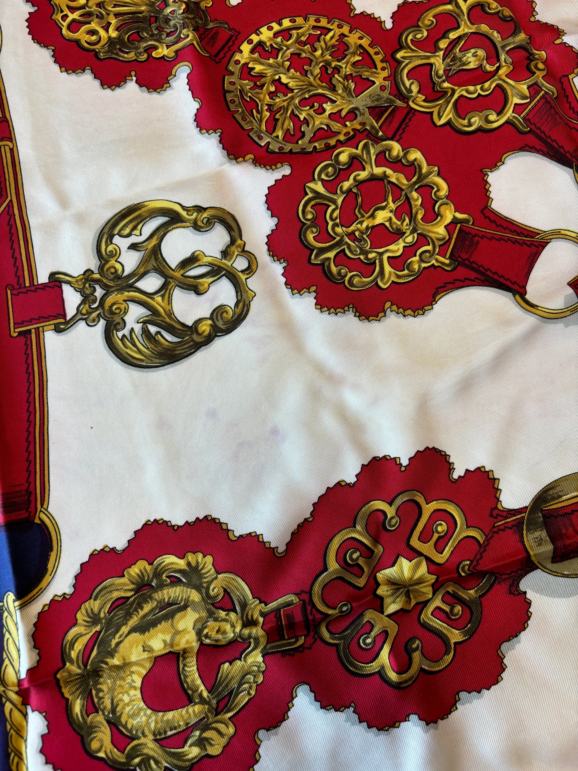 Hermes Carré 90 Silk multicolor, Multicolour, Silk, Scarf
