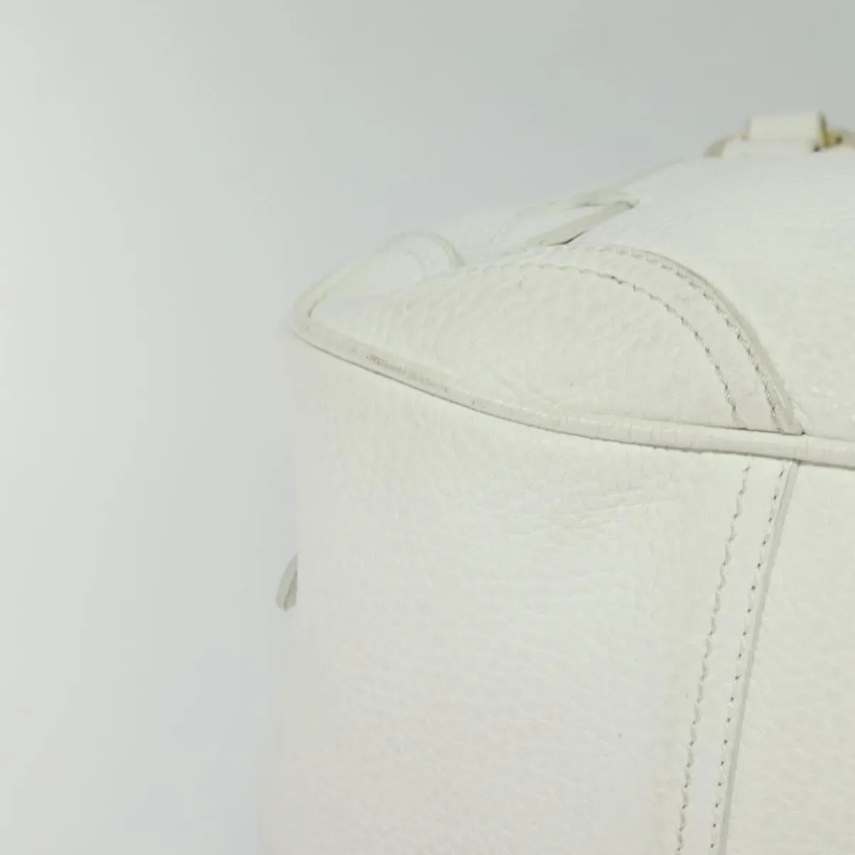 Celine vintage Leather, White, Leather, Handbag