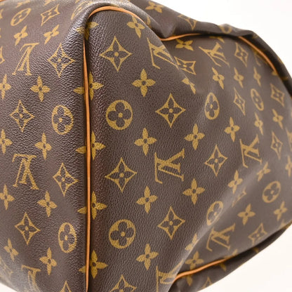 Louis Vuitton Keepall Monogram, Brown, Canvas, Travel Bag
