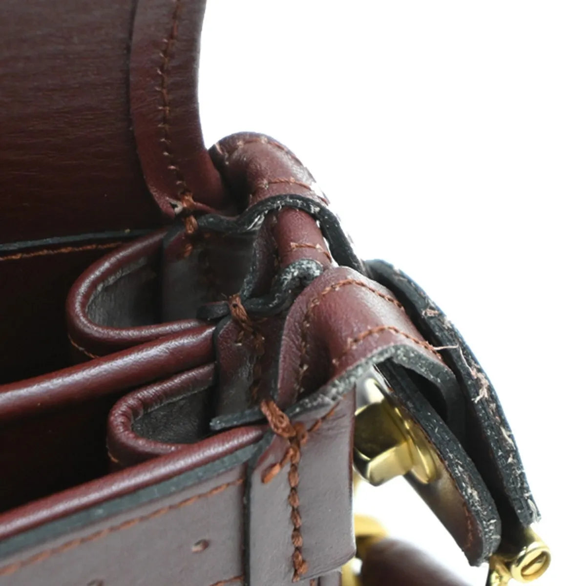 Cartier Must de Cartier Leather, Burgundy, Leather, Shoulder Bag