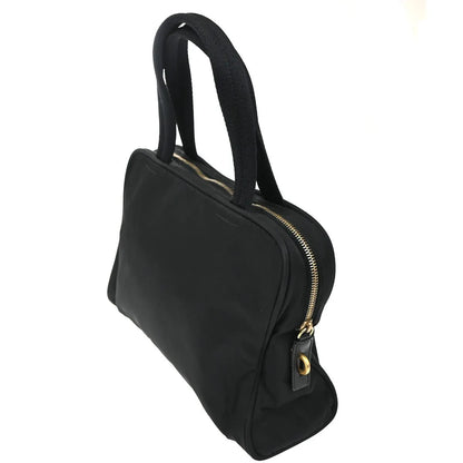 Prada Vintage Tessuto, Black, Nylon, Handbag