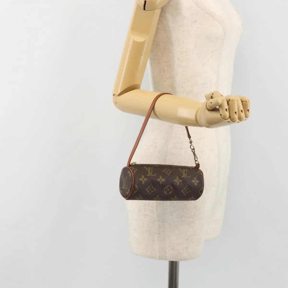 Louis Vuitton Pochette Papillon Monogram, Brown, Canvas, Clutch
