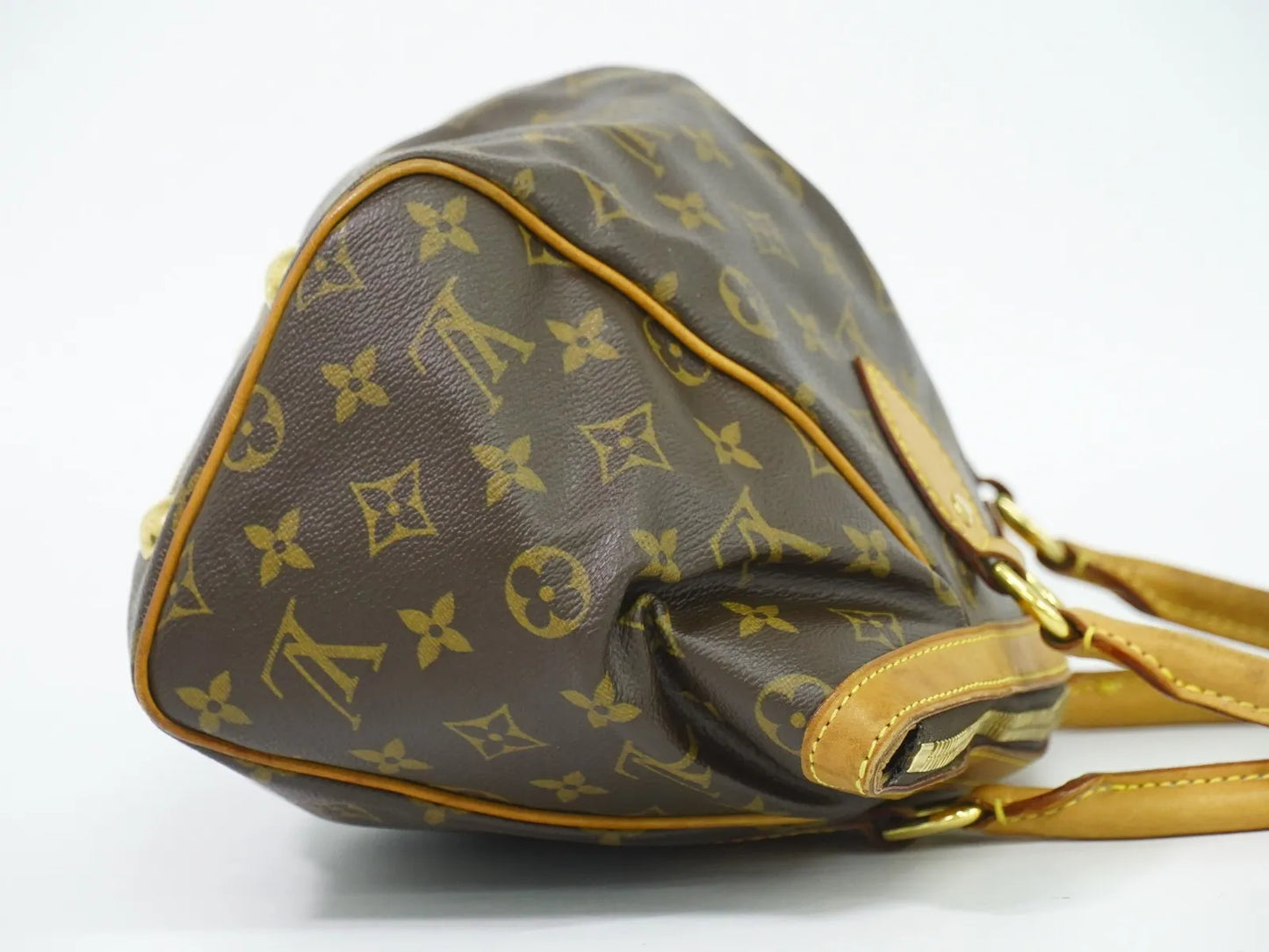 Louis Vuitton Tivoli Monogram Canvas, Brown, Canvas, Handbag