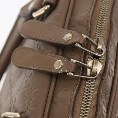Gucci Convertible Briefcase Leather, Brown, Leather, Briefcase