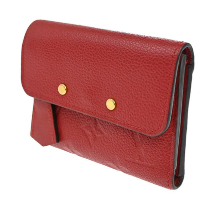 Louis Vuitton Pont Neuf Monogram Empreinte Leather, Red, Leather, Wallet