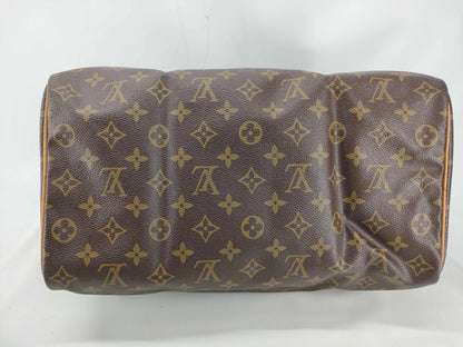 Louis Vuitton Speedy Monogram Canvas, Brown, Canvas, Handbag