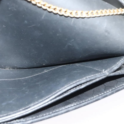 Christian Dior Vintage Honeycomb Canvas, Black, Canvas, Shoulder Bag
