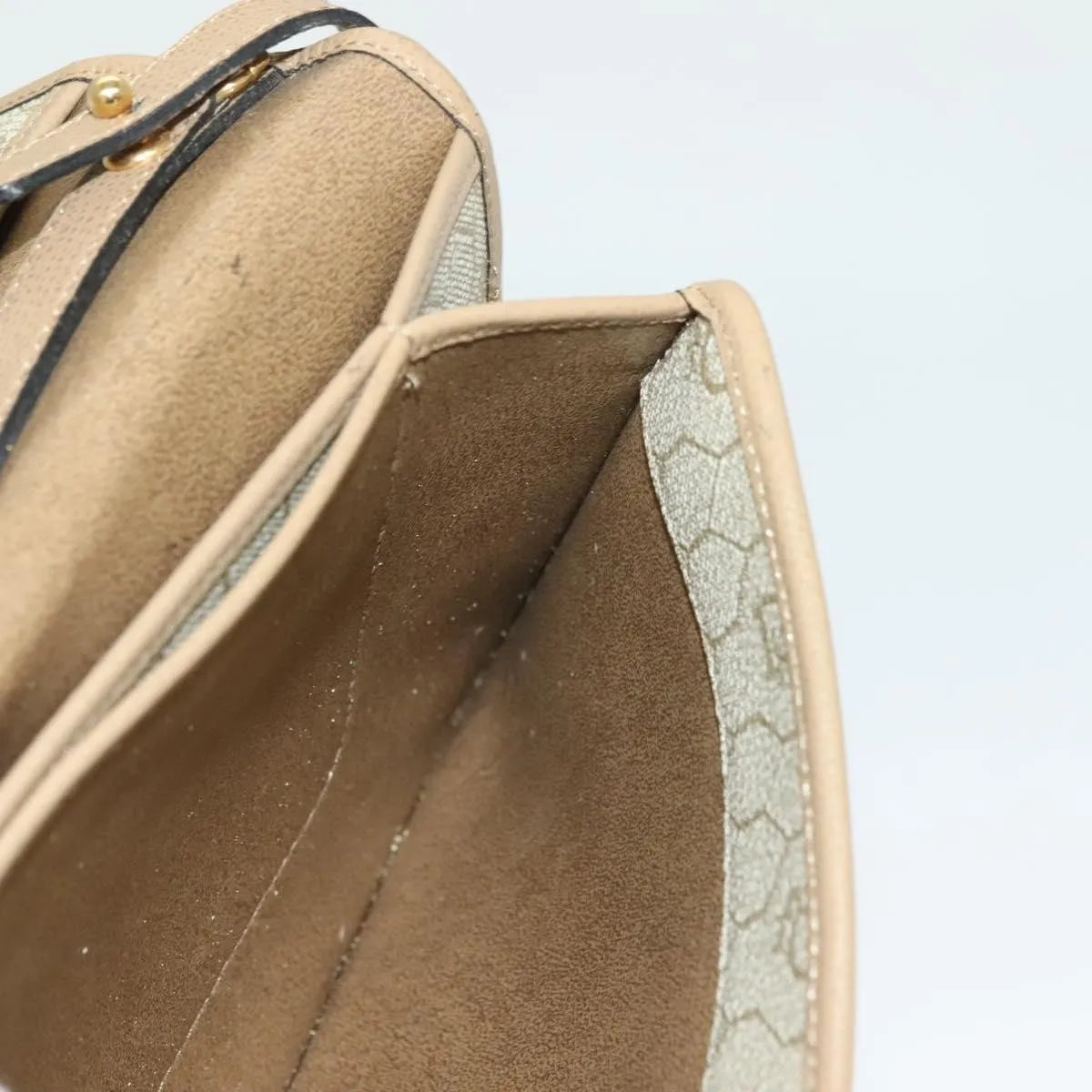 Christian Dior Vintage Leather, Beige, Leather, Shoulder Bag