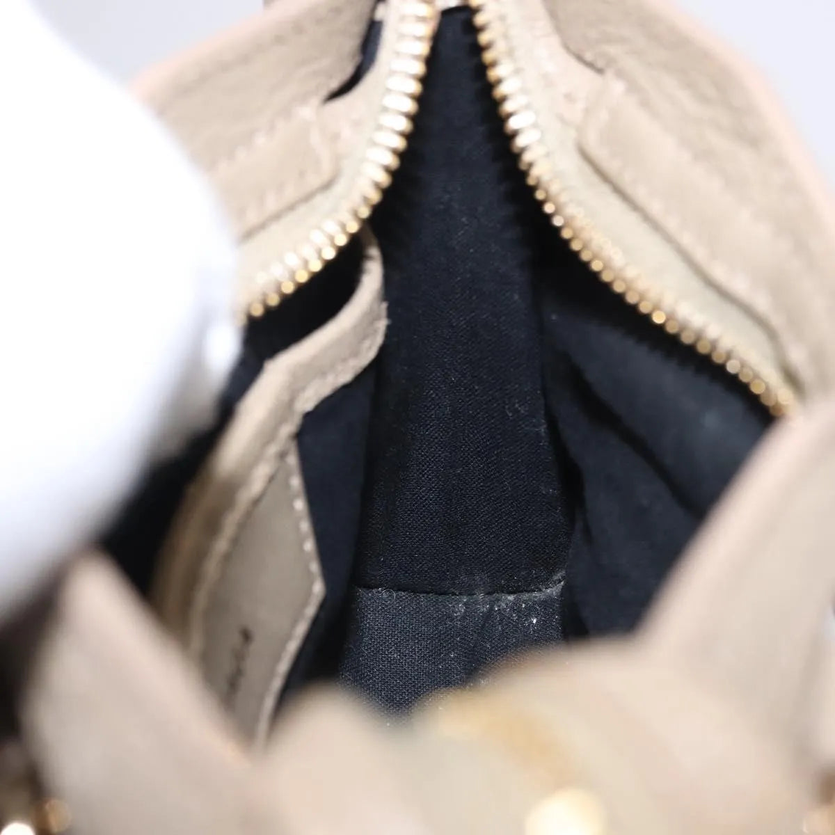 Balenciaga City Classic Studs Leather, Beige, Leather, Handbag