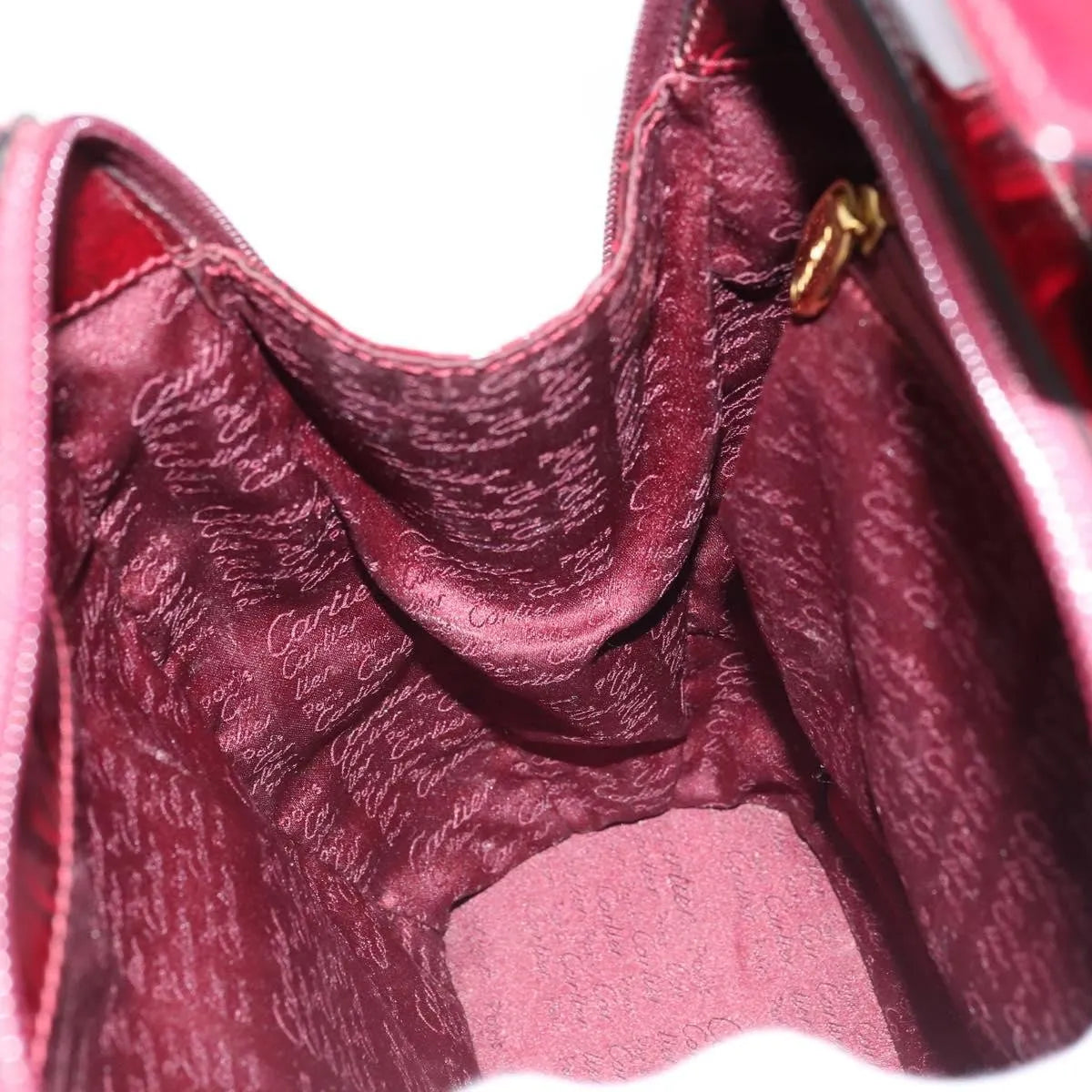 cartier Happy birthday Patent leather, Burgundy, Patent Leather, Backpack