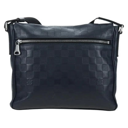 Louis Vuitton District Messenger Damier Infini Leather, Black, Leather, Shoulder Bag
