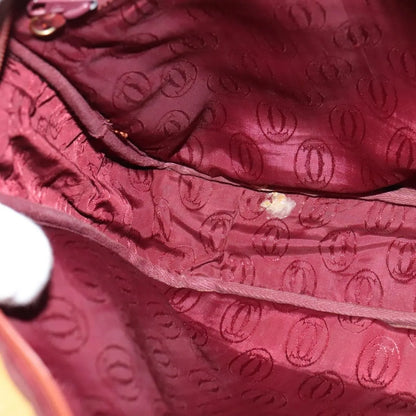 cartier Tasseled Must de Cartier Leather, Yellow, Leather, Shoulder Bag