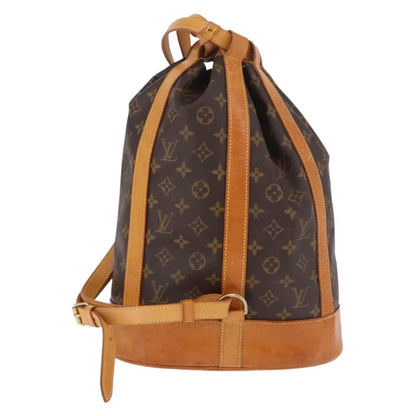 Louis Vuitton Randonnee Monogram Canvas, Brown, Canvas, Shoulder Bag