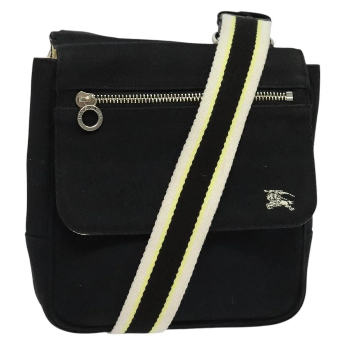 Burberry Blue Label Canvas, Black, Canvas, Shoulder Bag