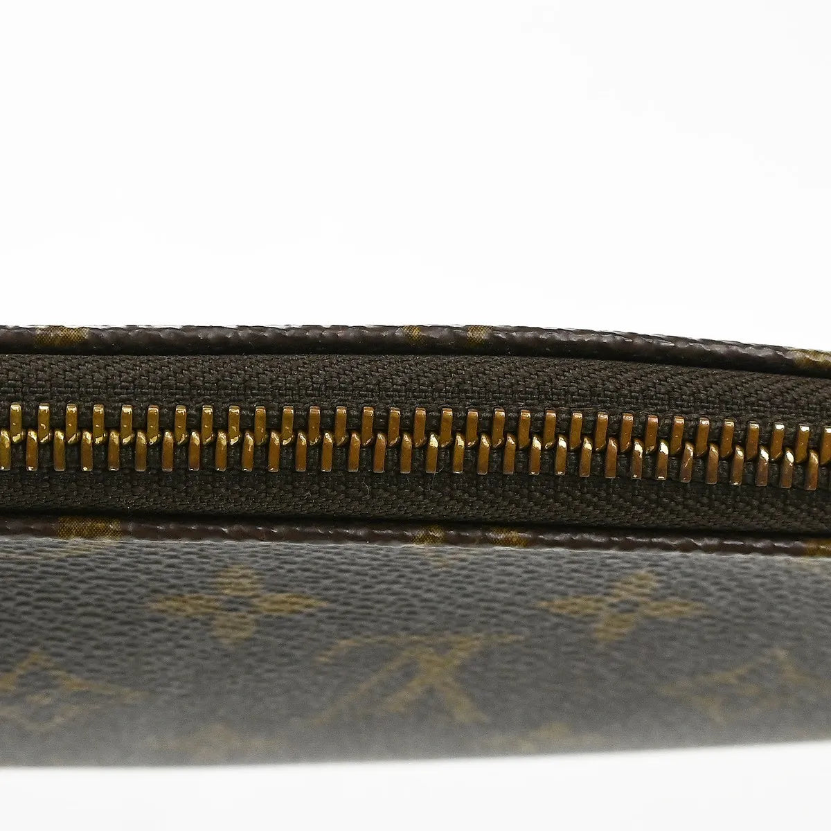 Louis Vuitton Poche Documents Monogram Canvas, Brown, Canvas, Clutch