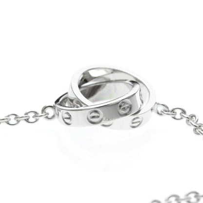 Cartier Love Interlocking 18K White Gold, Silver, White Gold, Bracelet