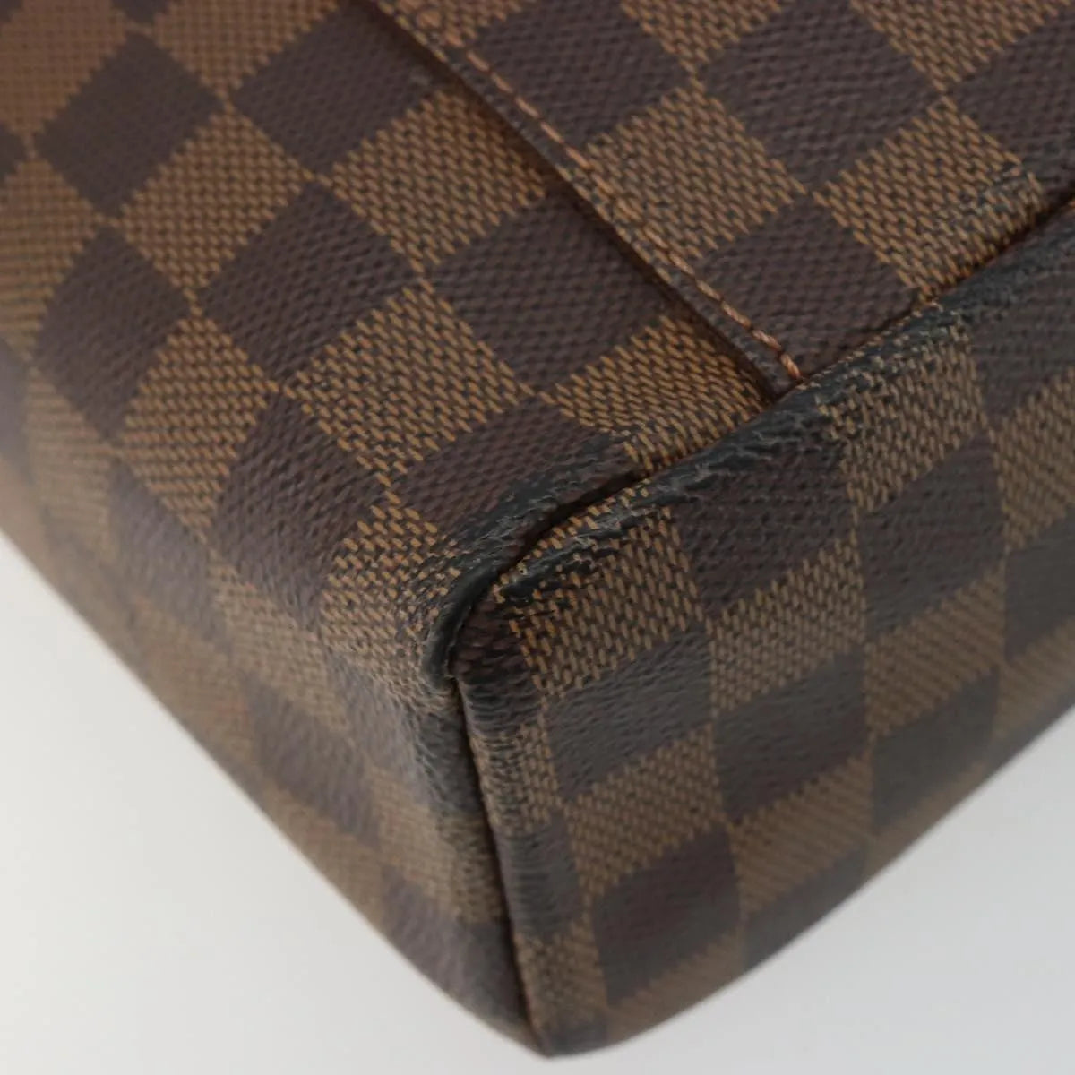Louis Vuitton Olav Damier, Brown, Canvas, Shoulder Bag