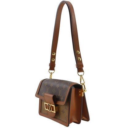 Louis Vuitton Dauphine Reverse Monogram Canvas, Brown, Canvas, Shoulder Bag