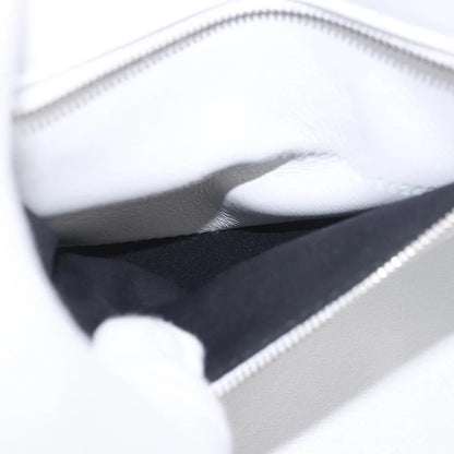 Balenciaga Hourglass Top Handle Leather, White, Leather, Handbag