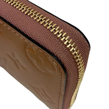 Louis Vuitton Zip Coin Purse Epi Leather, Brown, Patent Leather, Wallet