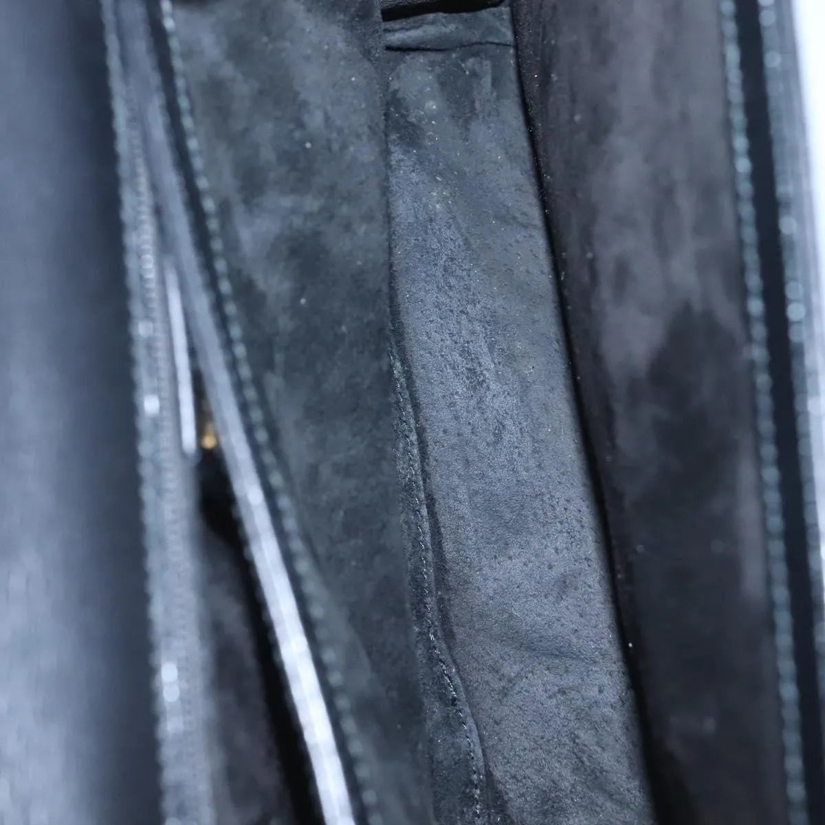 Gucci Vintage Leather, Black, Leather, Handbag