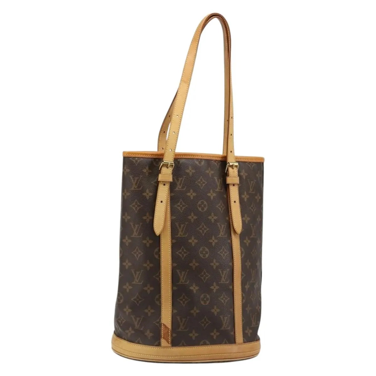 Louis Vuitton Bucket Monogram Canvas, Brown, Canvas, Tote Bag