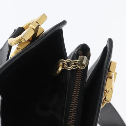 Salvatore Ferragamo Gancini Tote Leather, Black, Leather, Tote Bag