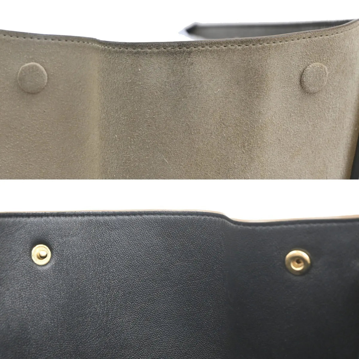 Celine Trapeze Leather with Suede, Multicolour, Leather, Handbag