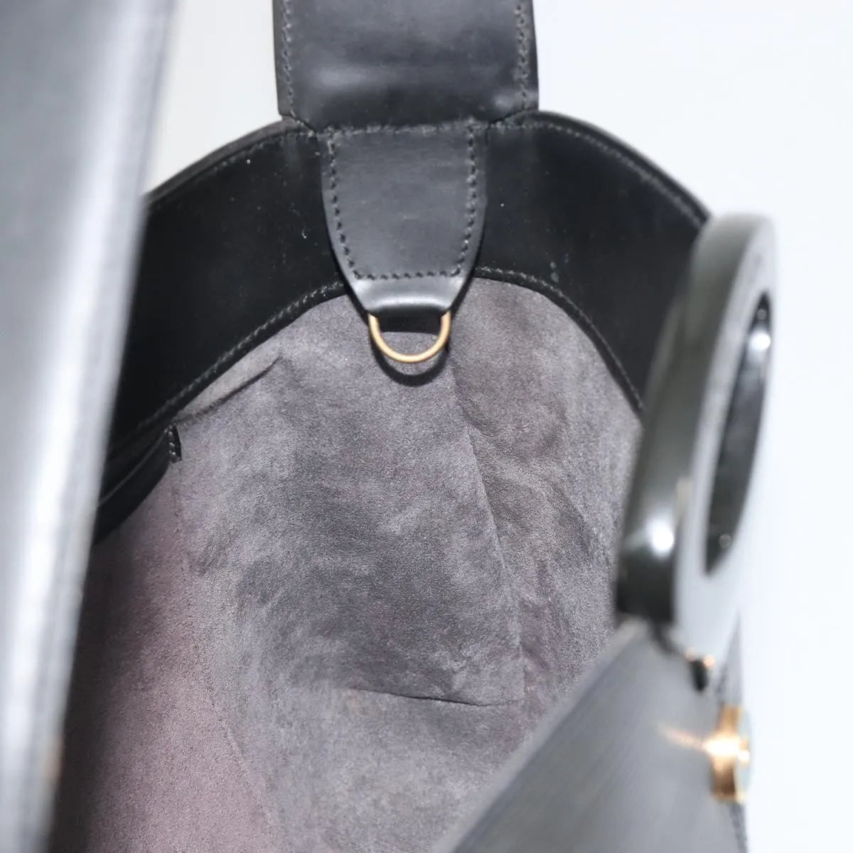 Louis Vuitton Reverie Epi Leather, Black, Leather, Shoulder Bag