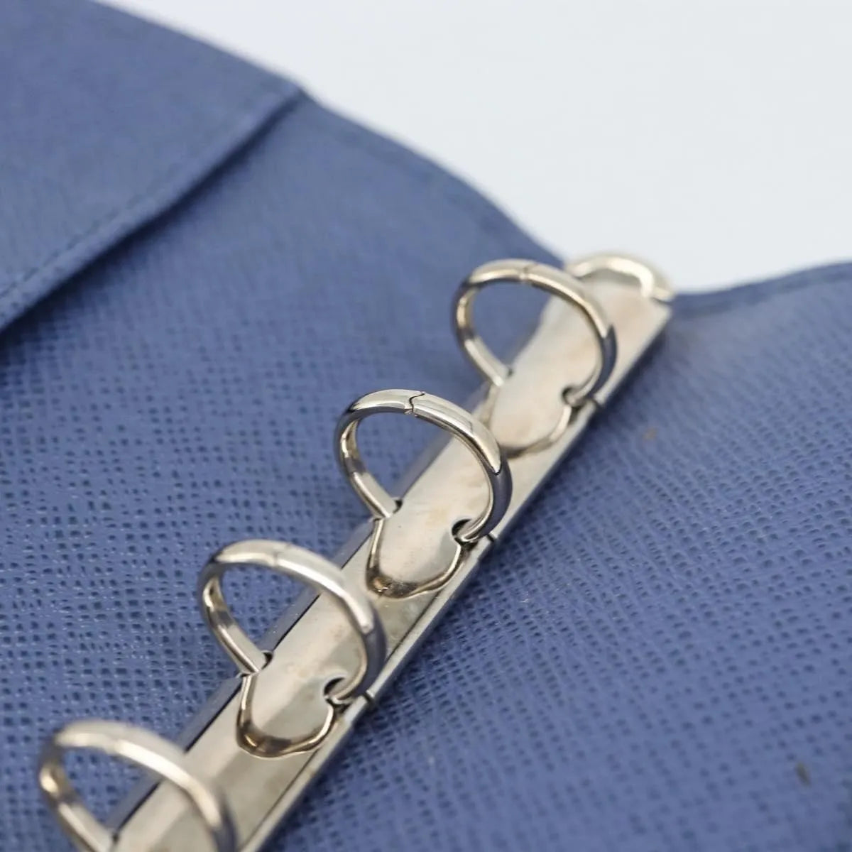 Louis Vuitton Agenda Cover Epi, Blue, Leather, Clutch