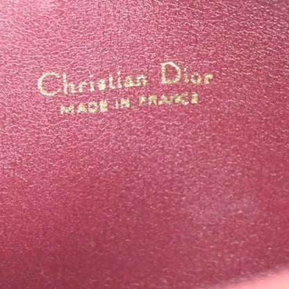 Christian Dior Vintage Trotter Canvas, Red, Canvas, Clutch