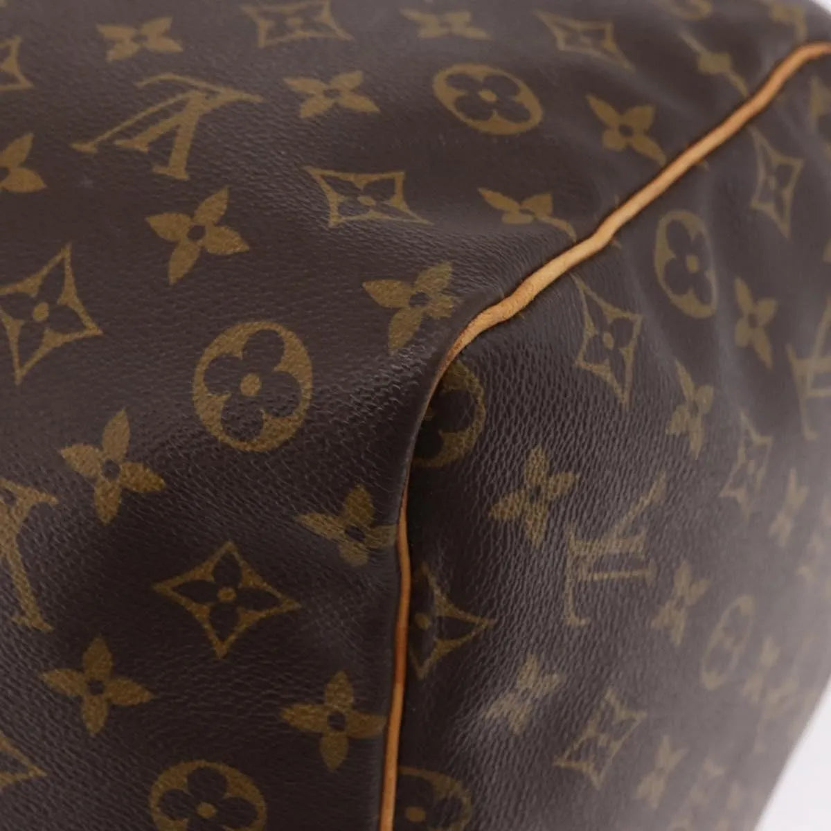 Louis Vuitton Keepall Monogram, Brown, Canvas, Travel Bag