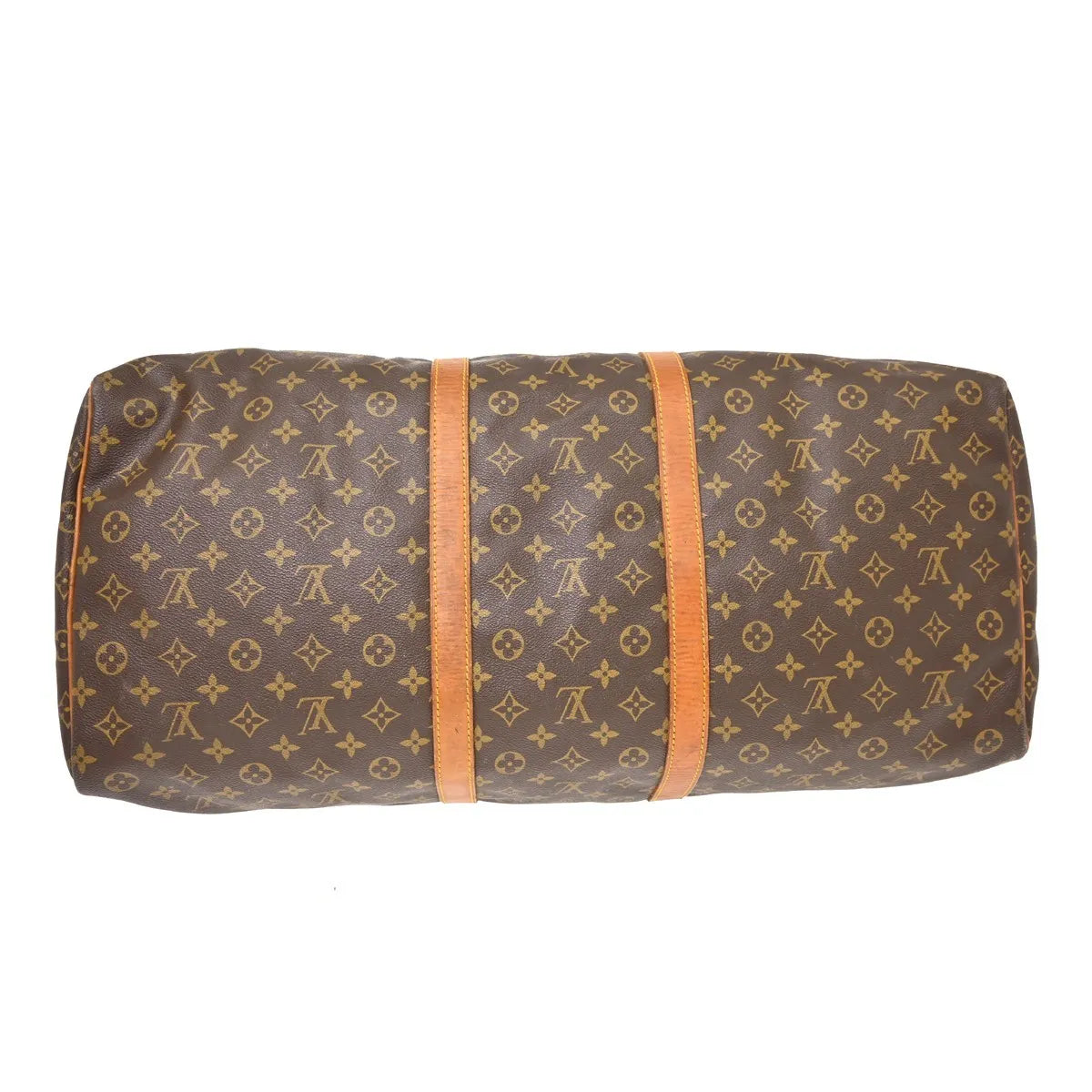 Louis Vuitton Keepall Monogram, Brown, Canvas, Travel Bag