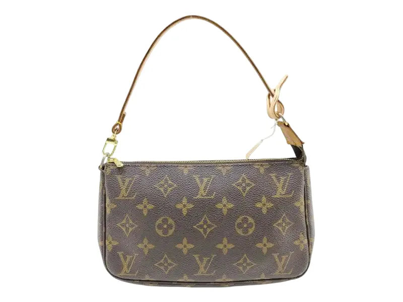 Louis Vuitton Pochette Accessoires Monogram Canvas, Brown, Canvas, Clutch