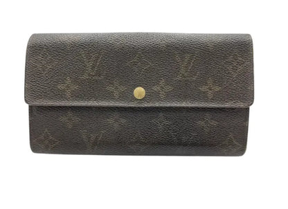 Louis Vuitton Emilie Monogram Canvas, Brown, Canvas, Wallet