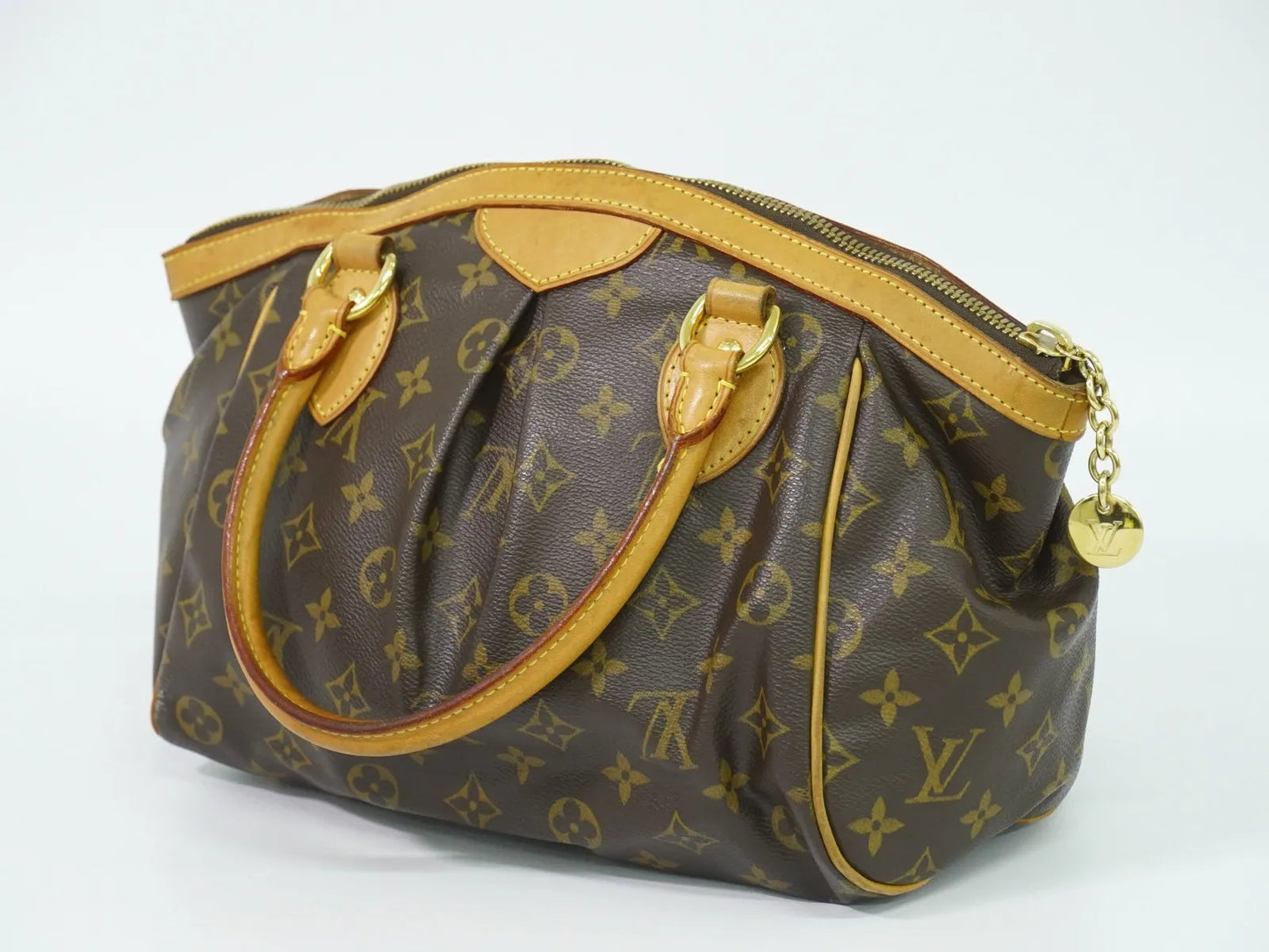 Louis Vuitton Tivoli Monogram Canvas, Brown, Canvas, Handbag