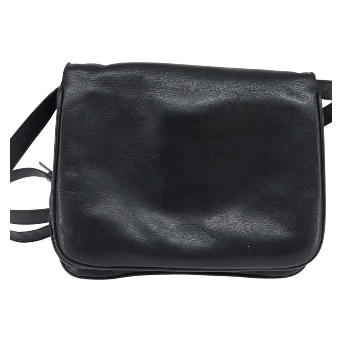 Celine Vintage Leather, Black, Leather, Shoulder Bag