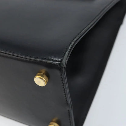 Salvatore Ferragamo Convertible Vara Bow Tote Leather, Black, Leather, Handbag