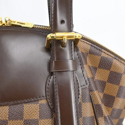 Louis Vuitton Verona Damier Ebene, Brown, Canvas, Tote Bag