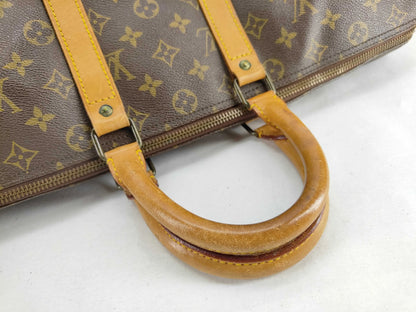 Louis Vuitton Keepall Monogram Canvas, Brown, Canvas, Travel Bag