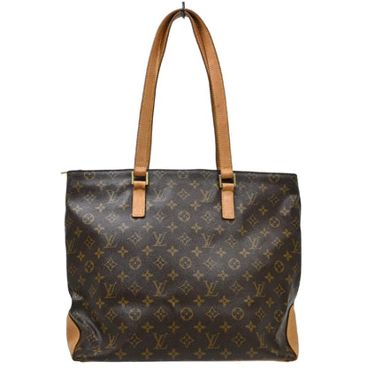 Louis Vuitton Cabas Mezzo Monogram Canvas, Brown, Canvas, Tote Bag