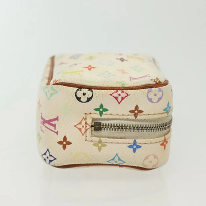 Louis Vuitton Wapity Trousse Monogram Multicolor, White, Canvas, Clutch