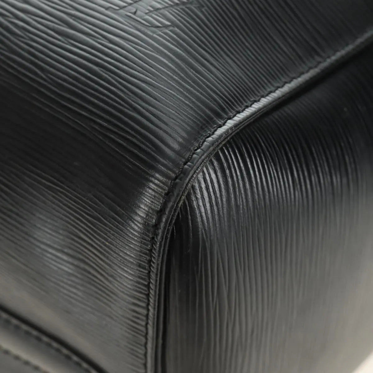 Louis Vuitton Keepall Epi Leather, Black, Leather, Travel Bag