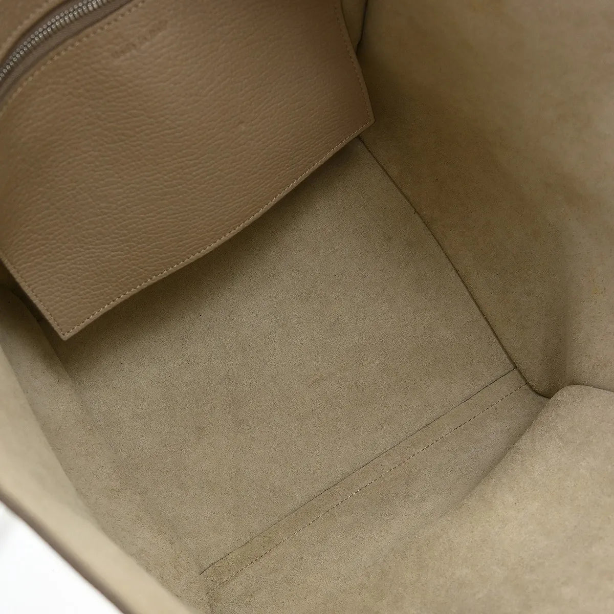 Celine Big Grained Calfskin, Gray, Leather, Handbag