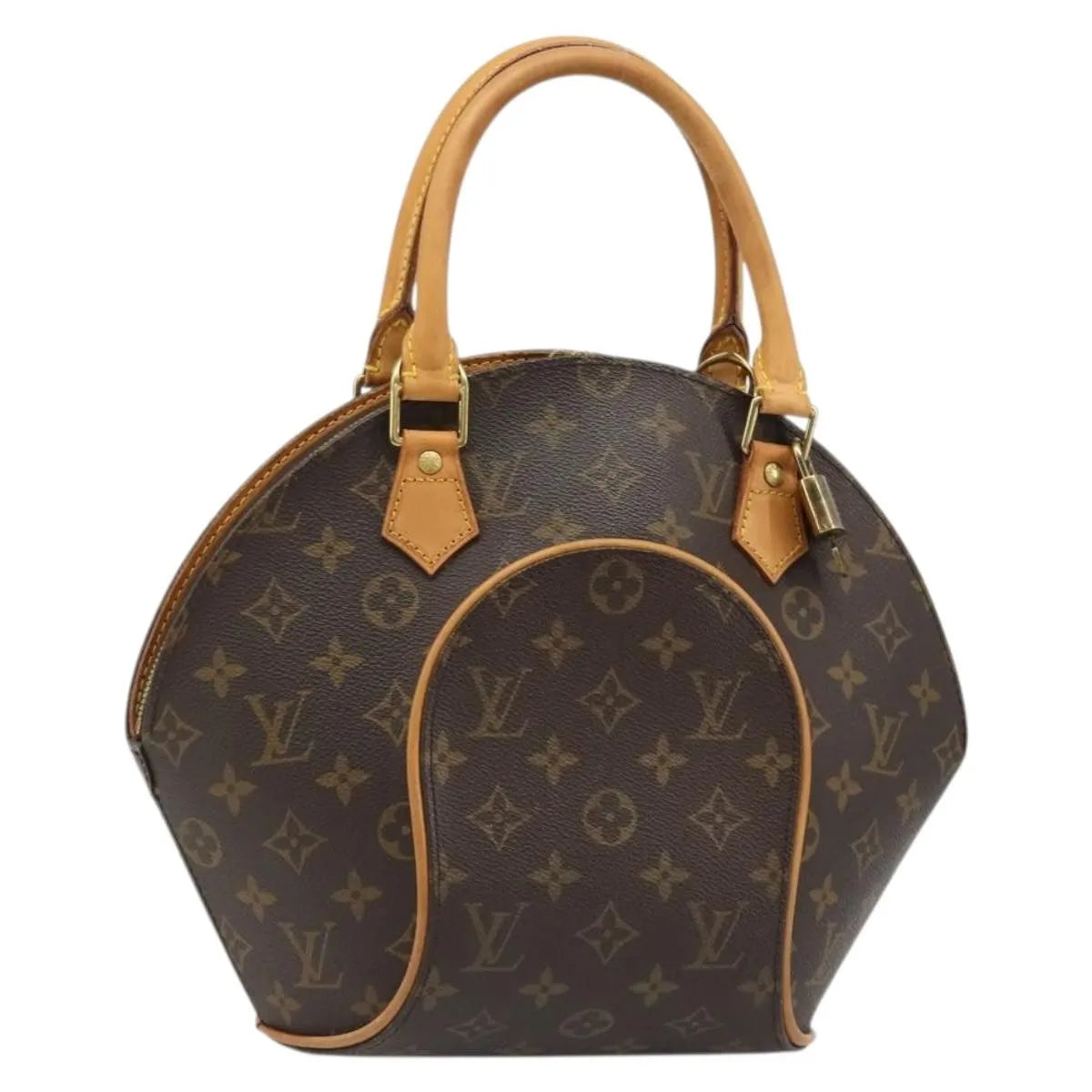 Louis Vuitton Ellipse Monogram, Brown, Canvas, Handbag