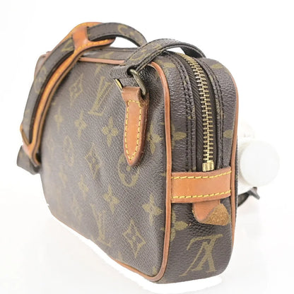Louis Vuitton Pochette Marly Bandouliere Monogram Canvas, Brown, Canvas, Shoulder Bag